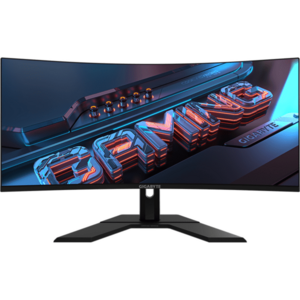 Monitor LED GIGABYTE Gaming GS34WQC Curbat 34 inch UWQHD VA 1 ms 135 Hz HDR FreeSync Premium imagine