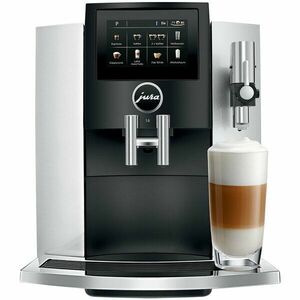 Espressor automat S8 2020 Professional Aroma Moonlight Silver, 1450W, 15 bar, 15 bauturi, sistem lapte, Negru/Argintiu imagine