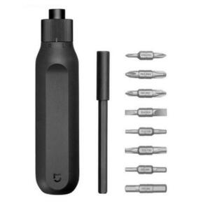 Set surubelnita de precizie Xiaomi Mi Ratchet Screwdriver BHR4779GL, 16-in-1, Otel S2, cap magnetic, 8 biti cu capat dublu (Negru) imagine