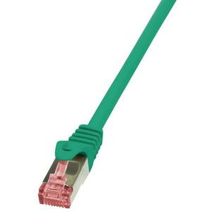 Cablu S/FTP LogiLink CQ2065S, Cat6, LSZH, cupru, 3 m, AWG27, dublu ecranat (Verde) imagine