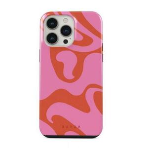 Protectie Spate Burga Dual Layer Ride the Wave pentru Apple iPhone 14 Pro (Multicolor) imagine