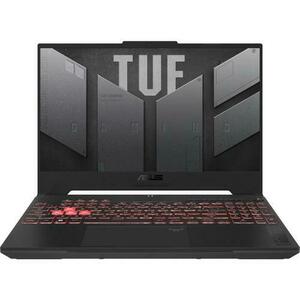 Laptop Gaming ASUS TUF A15 FA507NU (Procesor AMD Ryzen™ 7 7735HS (16M Cache, up to 4.75 GHz), 15.6inch FHD 144Hz, 16GB, 512GB SSD, nVidia GeForce RTX 4050 @6GB, Negru/Gri) imagine