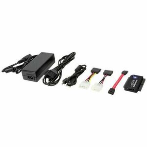 Adaptor USB 2.0 (T) la IDE & SATA, One Touch Backup, LogiLink AU0006C imagine