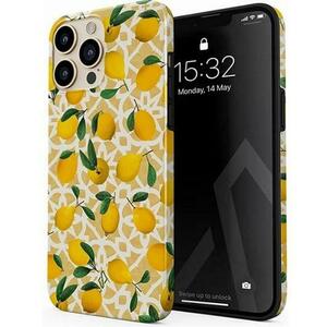 Protectie spate Burga Dual Layer Lemon Juice pentru Apple iPhone 14 Pro Max (Multicolor) imagine