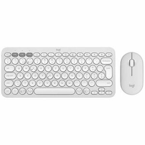 Kit tastatura + mouse Logitech Pebble 2 Combo, Alb imagine