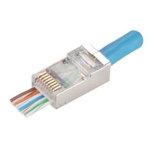 Set 10x plug de trecere RJ45 STP, Alantec, Cat.5e imagine