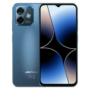 Telefon Mobil Ulefone Note 16 Pro, Procesor Unisoc T606, IPS LCD touchscreen 6.52inch, 8GB RAM, 128GB Flash, Camera Duabla 50+2MP, Wi-Fi, 4G, Dual Sim, Android (Albastru) imagine