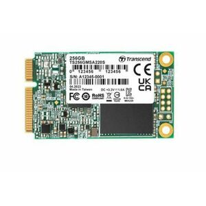 SSD Transcend MSA220S, 256GB, mSATA 3D NAND, SATA3 imagine