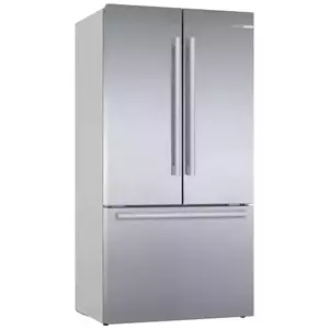 Side by side Bosch KFF96PIEP, MultiDoor, 573 l, Clasa E, NoFrost, HomeConnect, AirFresh Filter, VitaFresh, 183 cm, Inox antiamprenta imagine