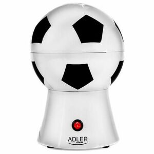 Aparat de facut popcorn Adler AD 4479 Minge Fotbal, 1200 W, Comutator LED (Alb/Negru) imagine