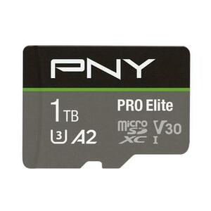 Card de memorie PNY PRO Elite, 1TB, microSDXC, UHS-I U3, Clasa 10, V30, Adaptor SD inclus imagine