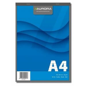 Blocnotes capsat AURORA Office dictando, A4, 100 file - 60g/mp, microperforatii imagine