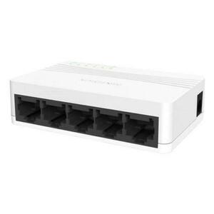 Switch Hikvision DS-3E0105D-E, 5 porturi (Alb) imagine