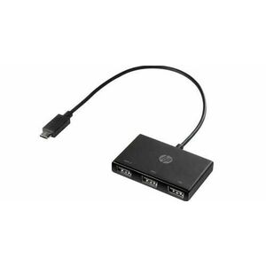 HUB HP Z6A00AA, USB-C to 3x USB-A imagine