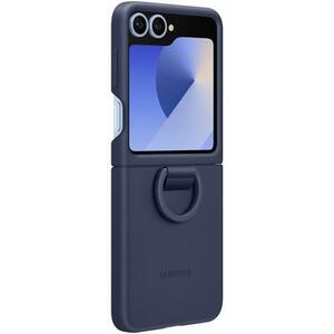 Husa de protectie Samsung Silicone Case pentru Galaxy Z Flip 6, Navy imagine