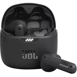 Casti audio in ear JBL Tune Flex, True Wireless, Bluetooth, Active Noise Cancelling, IPX4, JBL Sound Fit, Negru imagine