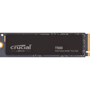 SSD, Crucial, T500, 2TB, PCIe, Gen4 NVMe M.2 SSD, Negru imagine