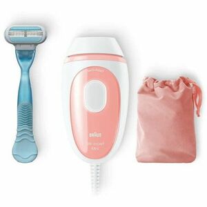 Epilator, Braun, Silk-expert, 300000 IPL, Roz/alb imagine