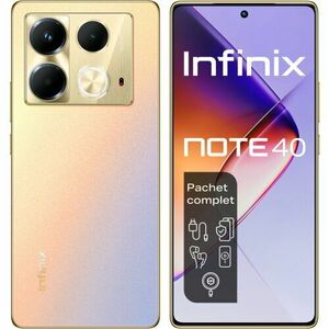 Telefon Mobil Infinix Note 40 Dual Sim 4G 8GB 256GB Titan Gold imagine