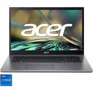 Laptop Acer 17.3'' Aspire 5 A517-53, FHD IPS, Procesor Intel® Core™ i7-12650H (24M Cache, up to 4.70 GHz), 16GB DDR4, 512GB SSD, GMA UHD, No OS, Steel Gray imagine