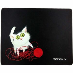 Mouse pad Cat and ball of yarn, MSP01 imagine