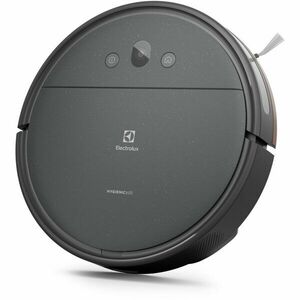 Robot de aspirare Electrolux ER61UW1DG, 14, 4V , 2, 6 Ah, functie mopping, autonomie 120 min, control wifi & app, 3 trepte viteza, giroscop & camera, compartiment praf: 0, 22 litri, Bluetooth, timer, 72 dB, gri imagine