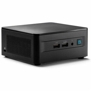 Mini PC Asus NUC 13 Pro NUC13ANHi5 cu procesor Intel® Core™ i5-1340P pana la 4.60 GHz, fara RAM, fara stocare, Intel® Iris® Xe Graphics eligible , No OS, EU cord, Black imagine