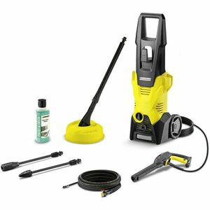 Aparat de spalat cu presiune Karcher K 3 Home&Pipe *EU, 1600 W, presiune 120 bar, 380 l/h debit, include: dispozitiv T1 de curatat terasa + furtun 7.5 m de curatat tevi/burlane + lance vario power jet + lance pentru murdarie grosiera + detergent imagine