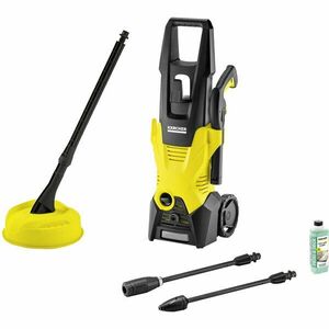 Aparat de spalat cu presiune Karcher K3 Home T150 EU, putere 1600 W, presiune 120 bar, 380 l/h debit apa, include: accesoriu curatare suprafete T1 + detergent 0.5 l + lance VarioPowerJet imagine