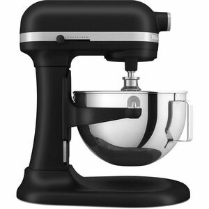 Mixer cu bol KitchenAid 5KSM55SXXEBM, 5.2L, 375 W, Model HEAVY DUTY, Negru mat imagine