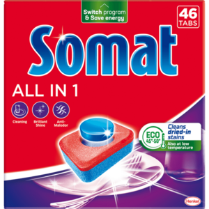 Detergent pentru masina de spalat vase Somat All in one, 46 spalari imagine