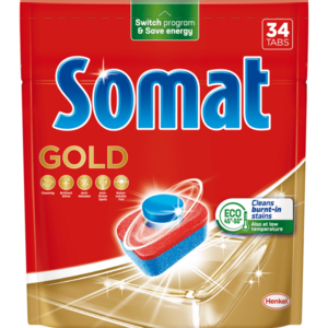 Detergent pentru masina de spalat vase Somat Gold, 34 spalari imagine