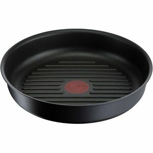 Tigaie grill Tefal Ingenio Unlimited 26cm, invelis antiaderent Titan, inductie, negru imagine