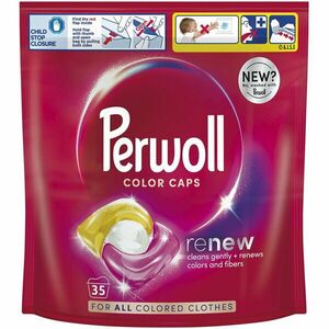 Detergent de rufe capsule Perwoll Renew Color, 35 spalari imagine