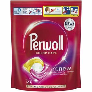 Detergent de rufe capsule Perwoll Renew Color, 23 spalari imagine