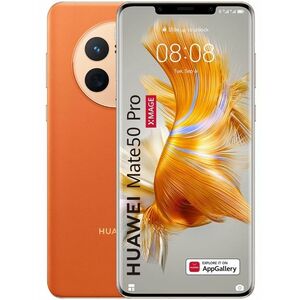 Huawei Mate 50 Pro 512 GB Orange Bun imagine