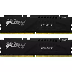 Memorie Desktop Kingston Fury Beast 16GB(2 x 8GB) DDR5 5600MT/s CL36 imagine