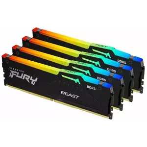 Memorie Desktop Kingston Fury Beast RGB 16GB DDR5 6000MT/s CL40 imagine