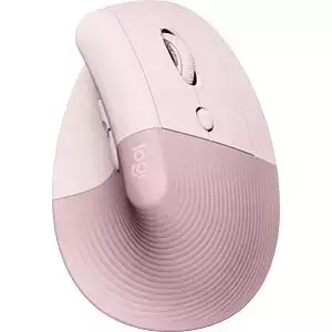 Mouse Logitech Lift Vertical Ergonomic Rose imagine