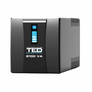 UPS cu 2 prize TED TED004659, 2100VA / 1200W, LCD, cu stabilizator si management imagine