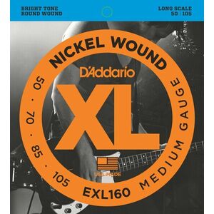 D'Addario EXL160 Corzi pentru chitare bas imagine