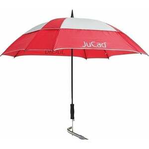 Jucad Telescopic Windproof With Pin Umbrelă Roșu/Argintiu imagine