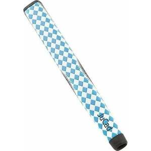 Jucad Coloured Standard White/Blue Check Pattern Grip imagine