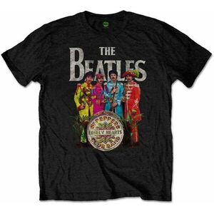 The Beatles Tricou Unisex Sgt Pepper (Retail Pack) Black L imagine