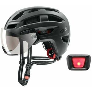 UVEX Finale Visor Black Matt 52-57 Led SET Negru Mat 52-57 Cască bicicletă imagine