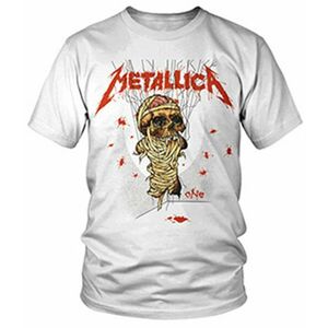 Metallica Tricou One Landmine White L imagine