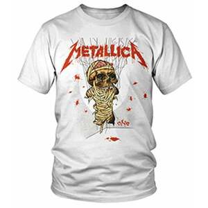 Metallica Tricou One Landmine White M imagine