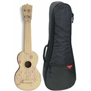 Pasadena WU-21F5-WH SET Natural Ukulele soprano imagine