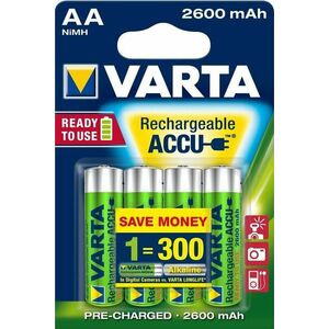 Varta HR06 Professional Accu 2600mAh 4 AA Baterii imagine