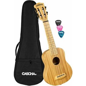 Cascha HH 2312 Bamboo Natural Ukulele soprano imagine